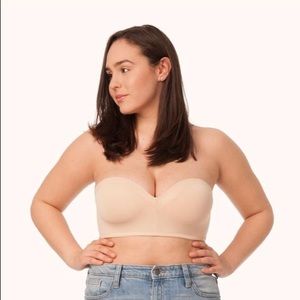LIVELY No Wire Strapless Bra Size 38C